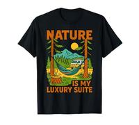 Nature is My Luxury Suite Camping Van T-Shirt