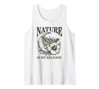 Nature is My Religion Moon Moth Tank Top