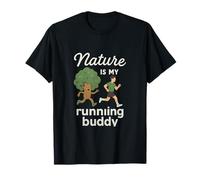 Nature Is My Running Buddy Trail Running Graphic T-Shirt