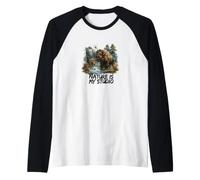 Nature is My Studio Raglan Baseball Tee