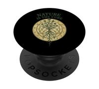 Nature Is The Cure Tree of Life Botanical Roots PopSockets Adhesive PopGrip