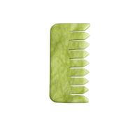 Nature Jade Massage Comb Gua Sha Board, Spa Acupuncture Head Care Massager, Green Jade Comb Head Massager Beauty Tools 1pc
