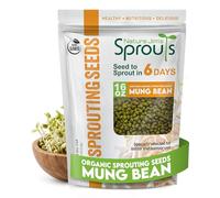 Nature Jim's Sprouts - Mung Bean Sprouting Seeds, Non-GMO Planting - 16 oz