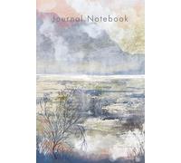 Nature Journal Notebook - 6 x 9 Lined Softcover, 120 Pages: Atmospheric minimalist cover for everyday ideas and reflective use