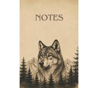 Nature Journal: Wolf Notebook: 120 Lined Pages for Writing, Journaling and Everyday Notes