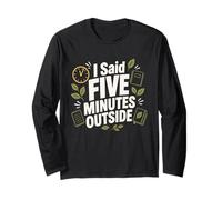 Nature Journaling Field Journal Naturalist Sketchbook Long Sleeve T-Shirt