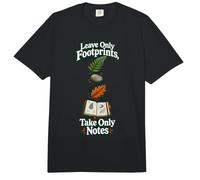 Nature Journaling Leave Only Footprints Take Only Notes Comfort Colors Adult Heavyweight T-Shirt