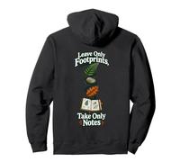 Nature Journaling Leave Only Footprints Take Only Notes Pullover Hoodie