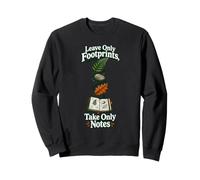 Nature Journaling Leave Only Footprints Take Only Notes Sweatshirt