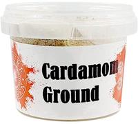 Nature Kitchen Cardamom Ground Green, 50g Pot Seasoning Spice, Gluten Free, Vegan Friendly, Aromatic Green Cardamom Powder for Baking, Marinades, Sauces, Frying, Grilling and Everyday Cooking
