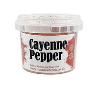 Nature Kitchen Cayenne Pepper, 50g Pot Ground Spice, Gluten Free, Vegan Friendly, Hot and Aromatic Red Pepper for Marinades, Sauces, Frying, Baking, Grilling and Everyday Cooking