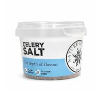 Nature Kitchen Celery Salt, 120g Pot Seasoning Spice, Gluten Free, Vegan Friendly, Aromatic Celery Flavoured Salt for Marinades, Sauces, Frying, Baking, Grilling and Everyday Cooking