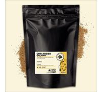 Nature Kitchen Coriander Ground 500G Large Bag Of Seasoning Spices And Herbs. Gluten-Free and Vegan, Everyday Cooking Blends For Marinades, Sauces, Frying, Baking Or Grilling