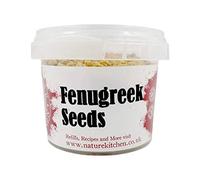 Nature Kitchen Fenugreek Seed 80g Pot Aromatic Whole Spice, Gluten Free, Vegan Friendly, Warm Bitter Nutty Flavour for Curries, Pickles, Marinades, Sauces, Frying, Roasting and Everyday Cooking