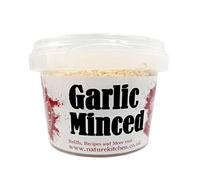 Nature Kitchen Garlic Minced 60g Pot Aromatic Seasoning, Gluten Free, Vegan Friendly, Rich Savoury Flavour for Curries, Marinades, Sauces, Frying, Baking, Grilling and Everyday Cooking