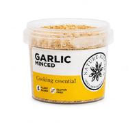 Nature Kitchen Garlic Minced 70g Pot Aromatic Seasoning, Gluten Free, Vegan Friendly, Rich Savoury Flavour for Curries, Marinades, Sauces, Frying, Baking, Grilling and Everyday Cooking