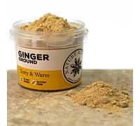 Nature Kitchen Ginger Powder 50g - Premium Ground Ginger, Ideal for Sweet & Savory Dishes, Spice for Hot Drinks, Airtight Stackable Pot, Over 154 Spices for Culinary Use
