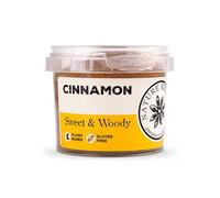 Nature Kitchen Ground Cinnamon 55g Pot Sweet Woody Aromatic Spice Gluten Free Vegan Baking Seasoning for Desserts Curries Chai Oats Sauces Middle Eastern Indian Cooking