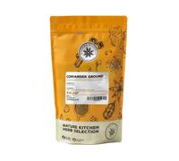 Nature Kitchen Ground Coriander, 450g Premium Coriander Powder for Cooking and Baking, Gluten Free, Vegan, Fresh Citrusy Spice for Curries, Rubs, Marinades, Spice Blends and Sauces