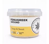 Nature Kitchen Ground Fenugreek 75g, Premium Methi Powder in Airtight Stackable Pot, Gluten Free Vegan Spice for Curries Teas Stews Sauces and Traditional Indian Middle Eastern Cooking