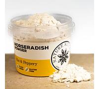 Nature Kitchen Horseradish Powder 50g Pot Aromatic Seasoning, Gluten Free, Vegan Friendly, Sharp Peppery Heat for Sauces, Marinades, Dressings, Frying, Baking, Grilling and Everyday Cooking