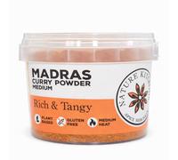 Nature Kitchen Madras Curry Powder Medium Heat 55g, Premium Indian Spice Blend in Airtight Stackable Pot, Gluten Free Vegan Seasoning for Curries Stews Marinades Grilling and Everyday Cooking
