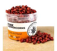 Nature Kitchen Pink/Red Peppercorn 35g Pot of Seasoning Spices and Herbs. Gluten-Free and Vegan, Everyday Cooking Blends for Marinades, Sauces, Frying, Baking Or Grilling