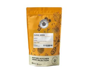 Nature Kitchen Whole Cumin Seeds, 500g Premium Jeera for Indian Cooking, Gluten Free, Vegan, Warm Aromatic Spice for Tempering, Curries, Rice Dishes and Homemade Spice Blends