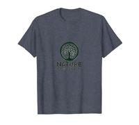Nature Knows Best Tree of Life Eco Wisdom Logo T-Shirt, Men, Heather Blue, XXL