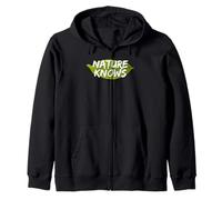Nature Knows Leaf Zip Hoodie