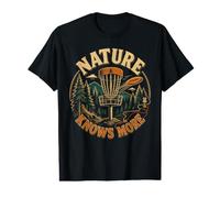 Nature Knows More Disc Golf Forest Value Graphic T-Shirt