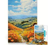 Nature Landscape 1000 Piece Jigsaw Puzzles for Adults Jigsaw Brain Skill Warm Time Exact Edge (50x75cm)