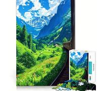 Nature Landscape 1000 Piece Jigsaw Puzzles for Teenagers Jigsaw Reason Skill Toy Shared Fun Tight Cut Wall Art Decor (38x52cm)