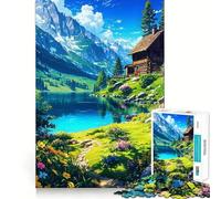 Nature Landscape 1000 Piece Jigsaw Puzzles for Teenagers Jigsaw Reason Skill Toy Shared Fun Tight Cut Wall Art Decor (50x75cm)