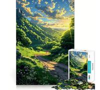 Nature Landscape Jigsaw Puzzle for Adults 1000 Pieces Intellect Toy Peaceful Fun Precise Cut Santa Wish List (50x75cm)