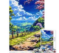Nature Landscape Jigsaw Puzzles 1000 Piece for Adults Enhance Focus for Better Performance Quiet Soothing Playtime Fun (38x26cm)