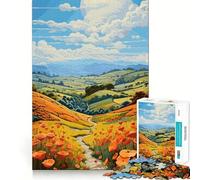 Nature Landscape Jigsaw Puzzles for Adults 1000 Mind Exercise Toy Relax Time Design Assembly (38x52cm)