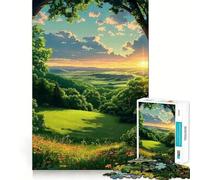 Nature Landscape Jigsaw Puzzles for Adults 1000 Piece Reason Skill Toy Anxiety Relief Exact Cut Elegant Gift (38x52cm)