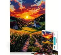 Nature Landscape Jigsaw Puzzles for Adults 1000 Piece Reason Skill Toy Anxiety Relief Exact Cut Elegant Gift (38x26cm)