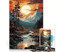 Nature Landscapes Jigsaw Puzzles for Adults1000 Pieces Intellect Toy Calming Play Quality Cut Wall Art Decor (50x75cm)