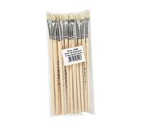 Nature Line Brush, size 8 , W: 10 mm, short handle, 12pcs