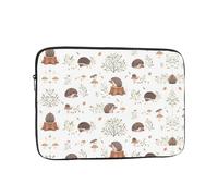 Nature Lovely Hedgehog Lovers Patterned laptop sleeve ï¼Œ15 inch suitable for laptops, tablets, etc
