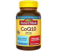 Nature Made CoQ10 300mg per 3 Softgels, Heart Health & Antioxidant Support, 120 Softgels, 40 Day Supply