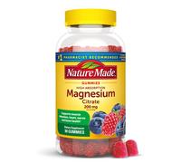 Nature Made High Absorption Magnesium Citrate 200 mg per serving Magnesium Supplement for Muscle Nerve Bone and Heart Support 90 Magnesium Gu