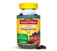 Nature Made High Absorption Magnesium Glycinate Gummies 100 mg per Serving Muscle Nerve Bone and Heart Support Magnesium Supplement 40 Magne