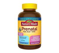 Nature Made Prenatal Multi, Folic Acid + DHA, 200 mg DHA, 150 Softgels