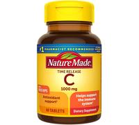 Nature Made Vitamin C 1000 mg Time Release Tablets 60 ct - 1000mg Dietary Supplement Timed Release