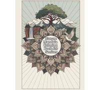 Nature Mandala Coloring Book for Seniors: Large Print Designs from Simple to Complex Featuring Flowers, Leaves, Animals & Botanical Patterns: 50 ... with Peaceful ScreenFree SelfCare Time