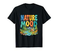 Nature Mood Camping Hiking Outdoor Adventure Scene T-Shirt