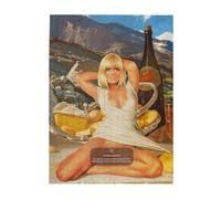 Nature Morte Nudity Art, Flower Art, Naked Wall Art, Retro Art, Vintage Art, Art Print,Garage Metal Sign for Man Cave Bar Garage,Jigsaw Puzzle 1000 Puzzle Pieces,Puzzle Enthusiasts